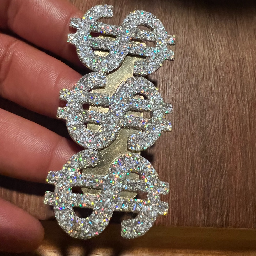 BLING $$$ Ring ! Check it out ! Statement 3 finger ring